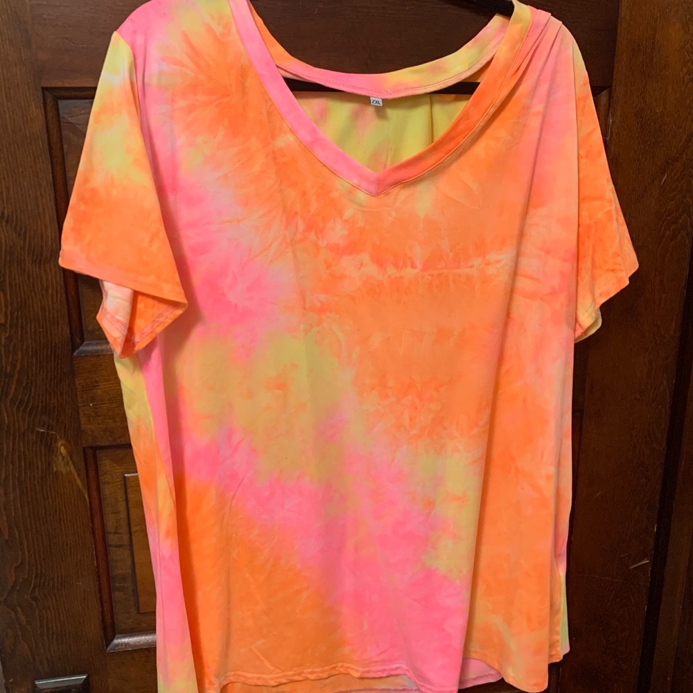 Neon Tie-Dye Shirt